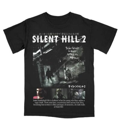Silent Hill 2 Videogame Retro Gaming T-and Kids Tshirt, Tee For Men Streetwear Tees