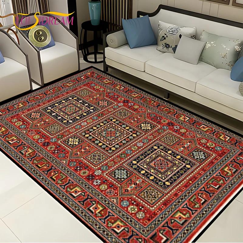 Vintage Fars Halısı Oturma Odası Yatak Odası Bohemya Türk Fas Etnik Kilimler Kaymaz Mandala Geometrik Kapı Paspası Poster Paspas