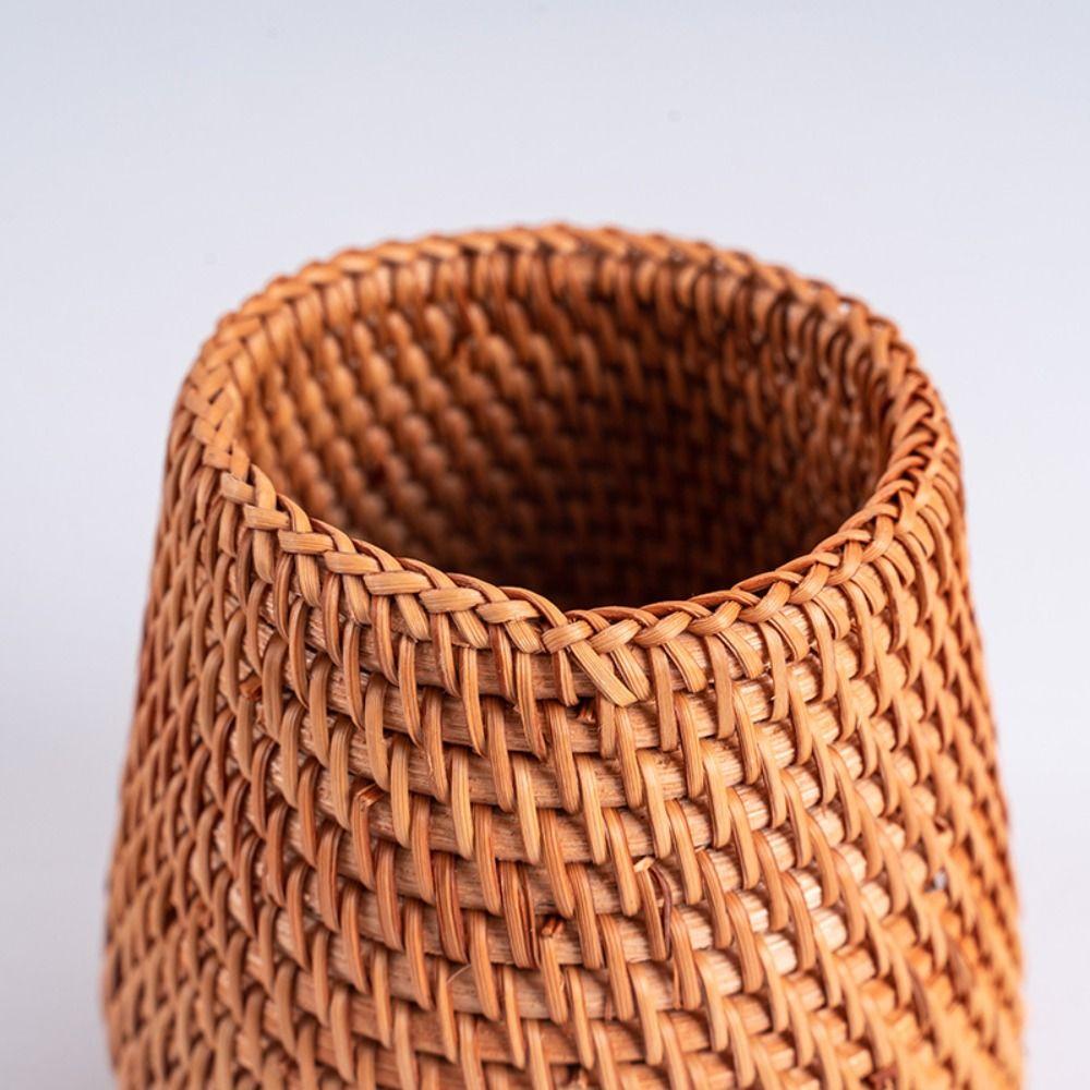 Stationery Storage Hand Woven Pen Holder Cosmetic Holder Desktop Organizer  Home Office