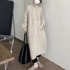 Autumn and winter new design stand-up neck knitted cardigan women's fashion long zipper sweater jacket