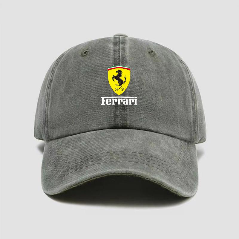 

НОВИЙ логотип Ferrari 2025 Модна бейсболка Кепка з козирком Чоловіча капелюх Жіноча кепка Чоловічий капелюх Жіночий сонцезахисний капелюх Для Ferrari 488 812 296 F8 R