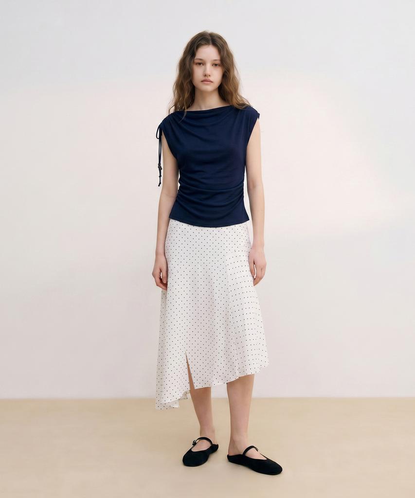 JUCYJUDY Asymmetrical Off-Shoulder T-Shirt J1Ts329A