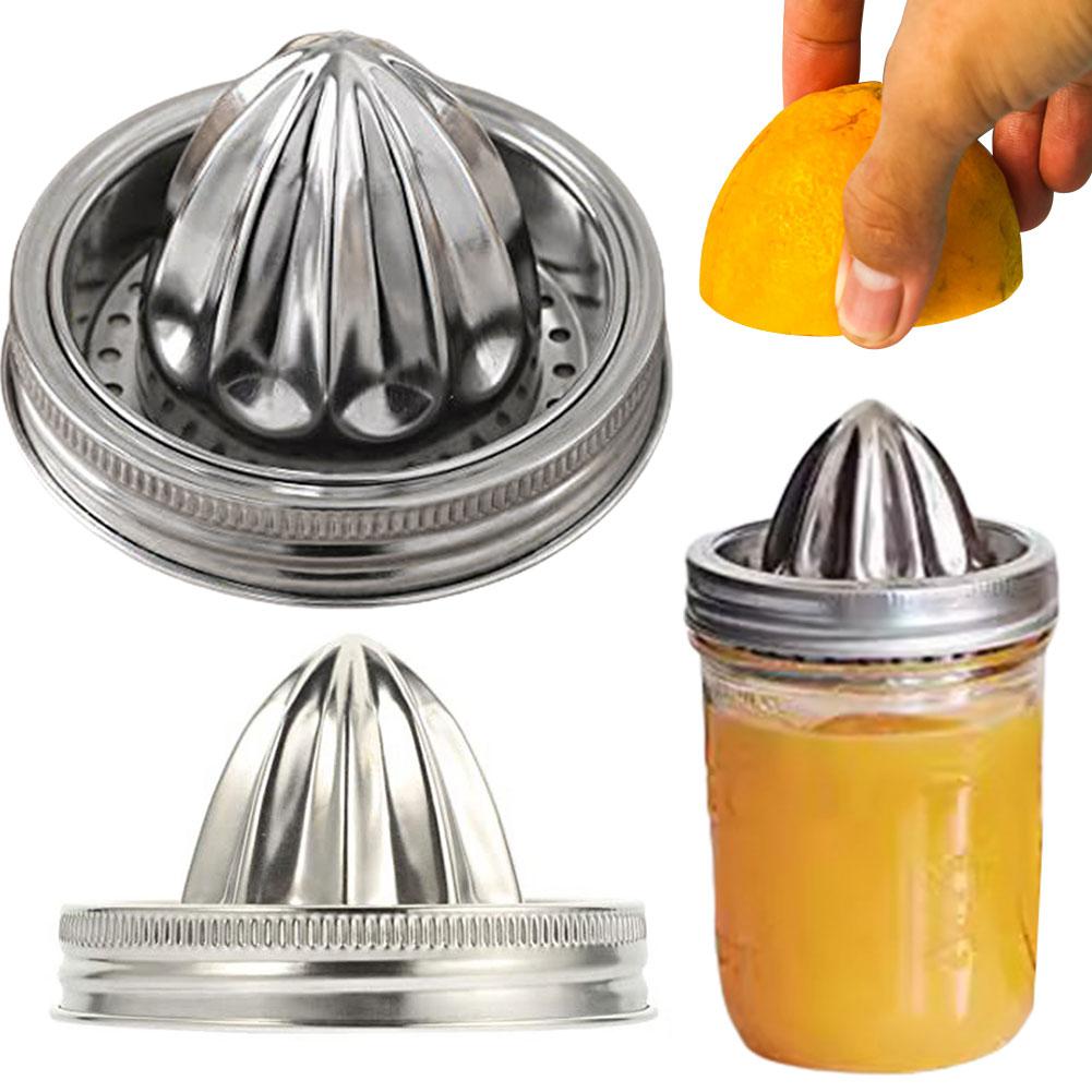 Stainless Steel Citrus Reamer Manual Citrus Juicer Citrus Lemon Juice Squeezer for Mason Jars