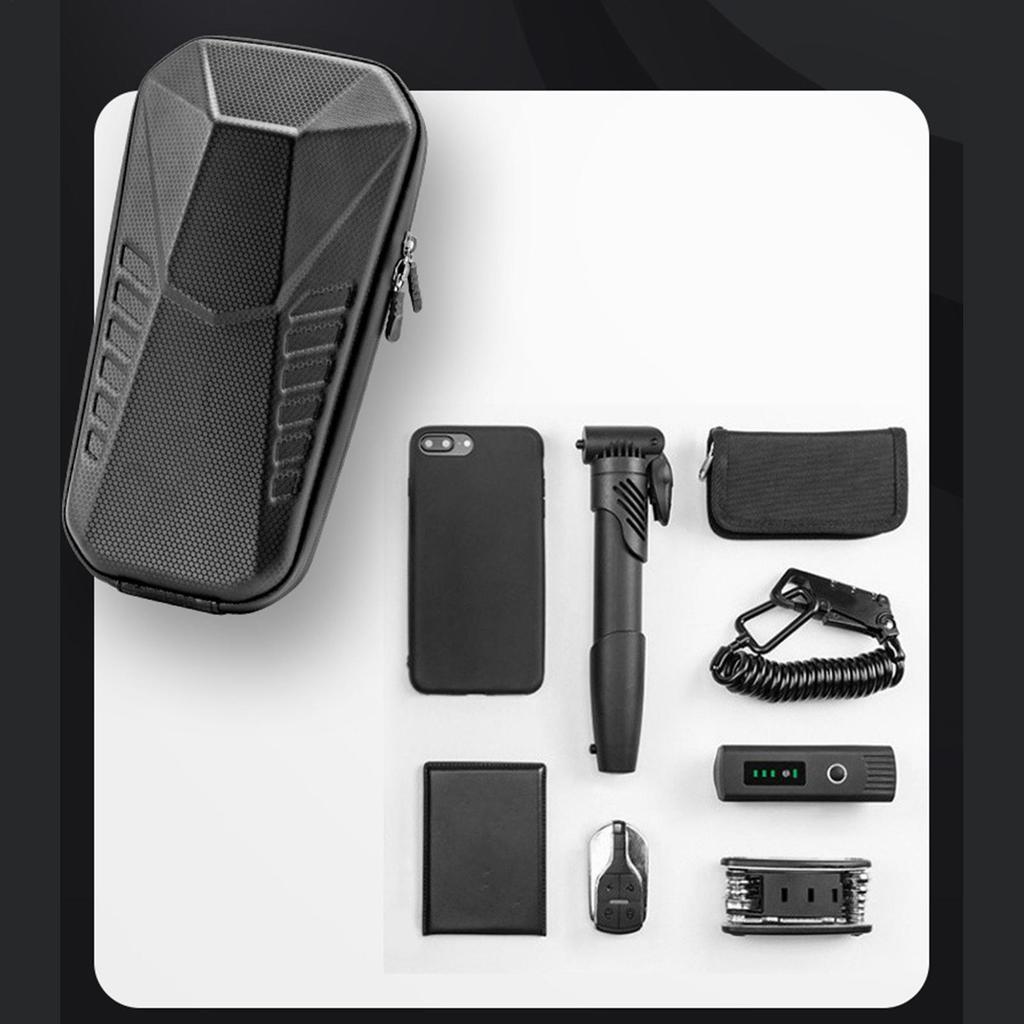 Electric Scooter Bag Large Capacity Quick-Release E-Scooter Bag Front-Mounted for Keys Water Bottle Sunglasses Eyeglasses