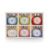 Colorful Glass Cup Soy Wax Scented Candle Set Creative Scented Candle Display Box