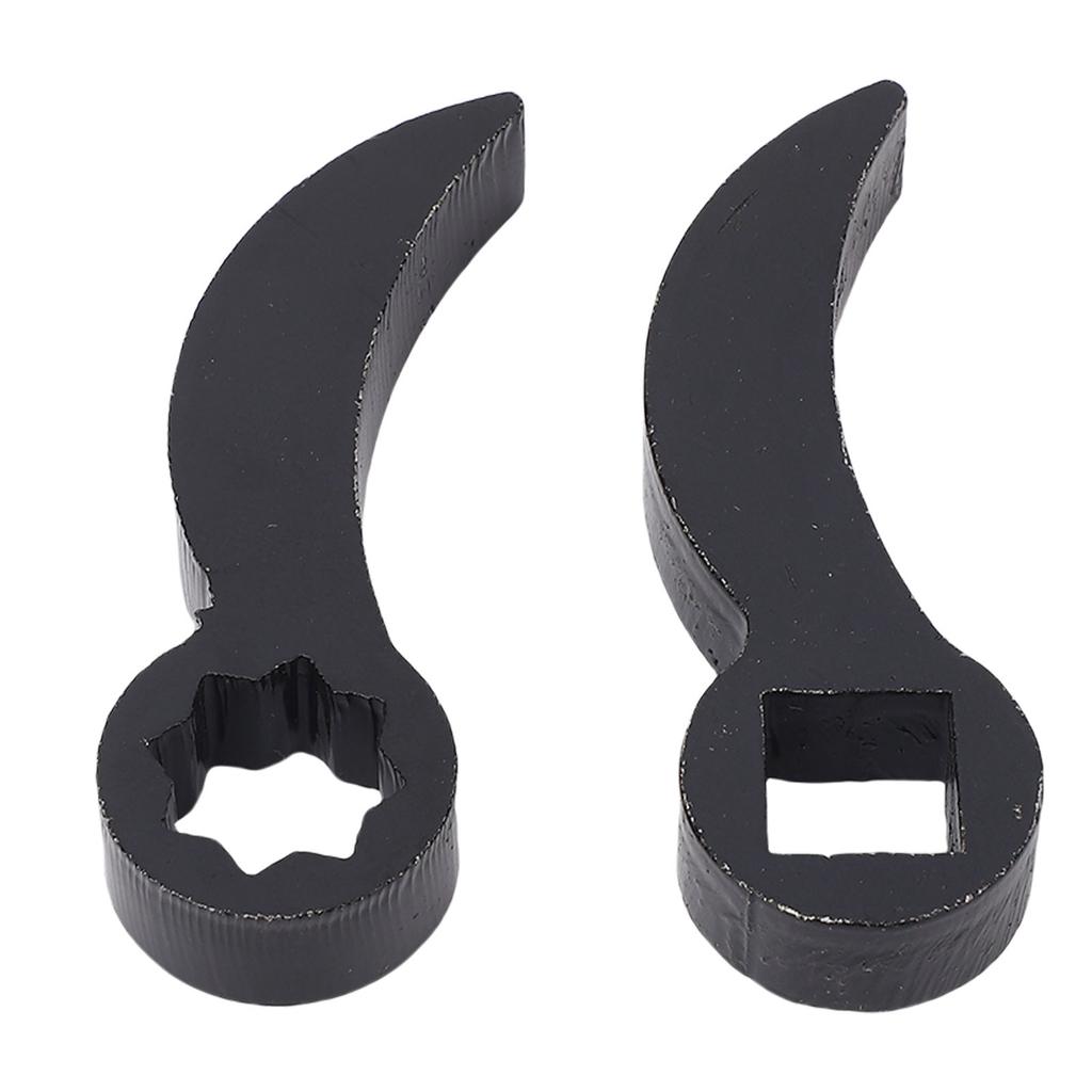 2pcs Pry Bar Wrench Adapter Heads Adjustable Sturdy Construction Half Shaft Removal Car Repairing