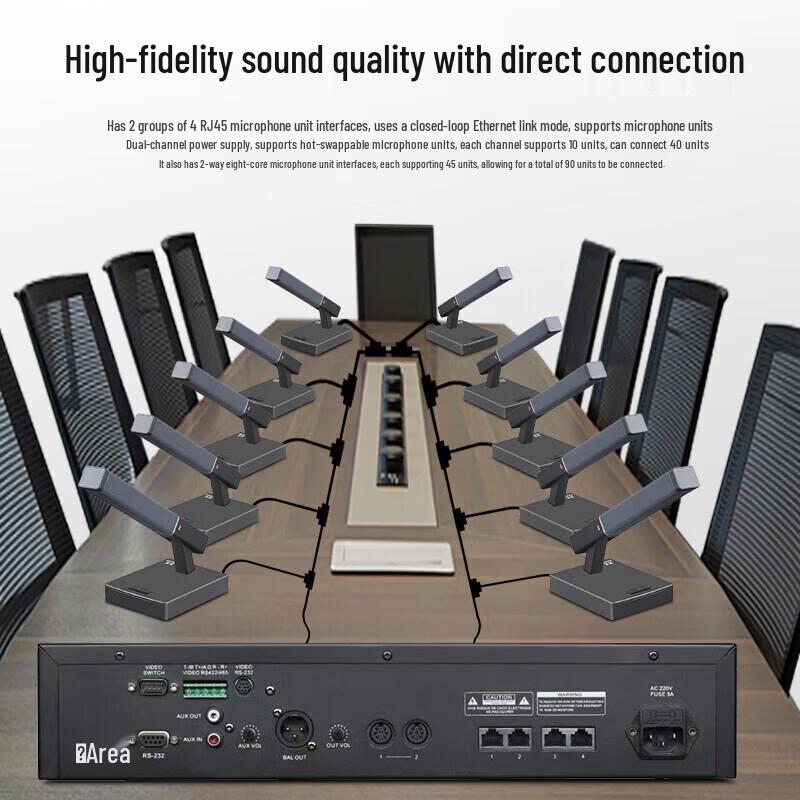 HuiDu SD-8920 Professional Wired Digital Conference System (CN Version)