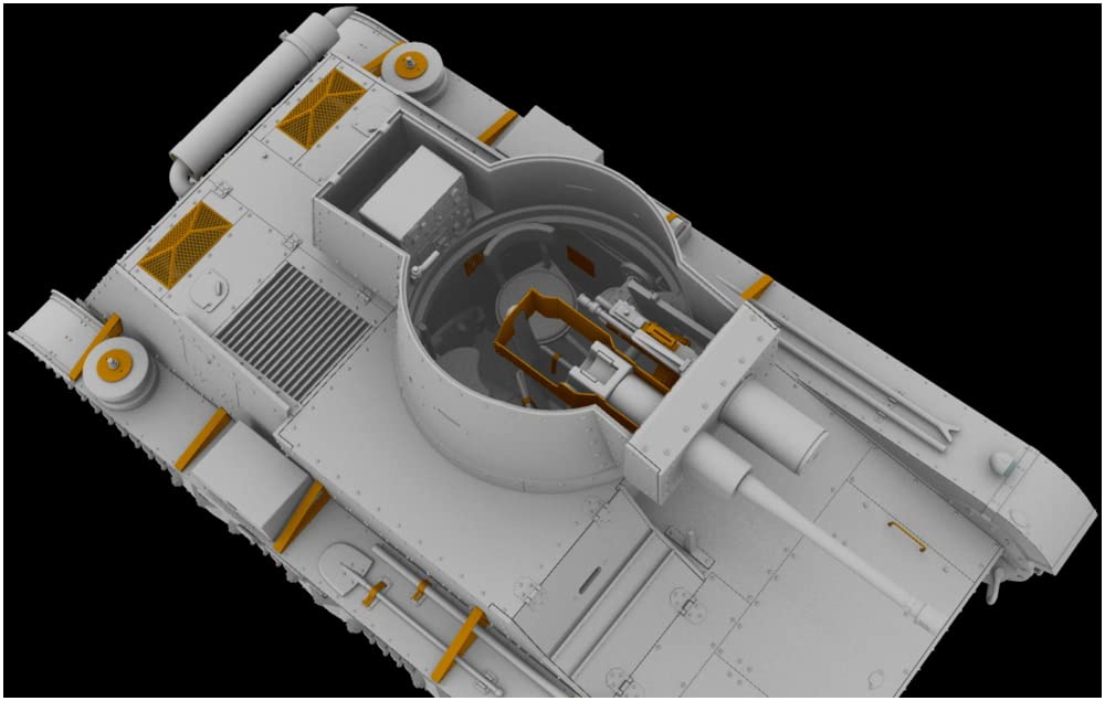 IBG 1/35 Scale Polish Army 7TP Single Turret Tank with 37mm Gun and Full Interior, Plastic Model Kit PB35069