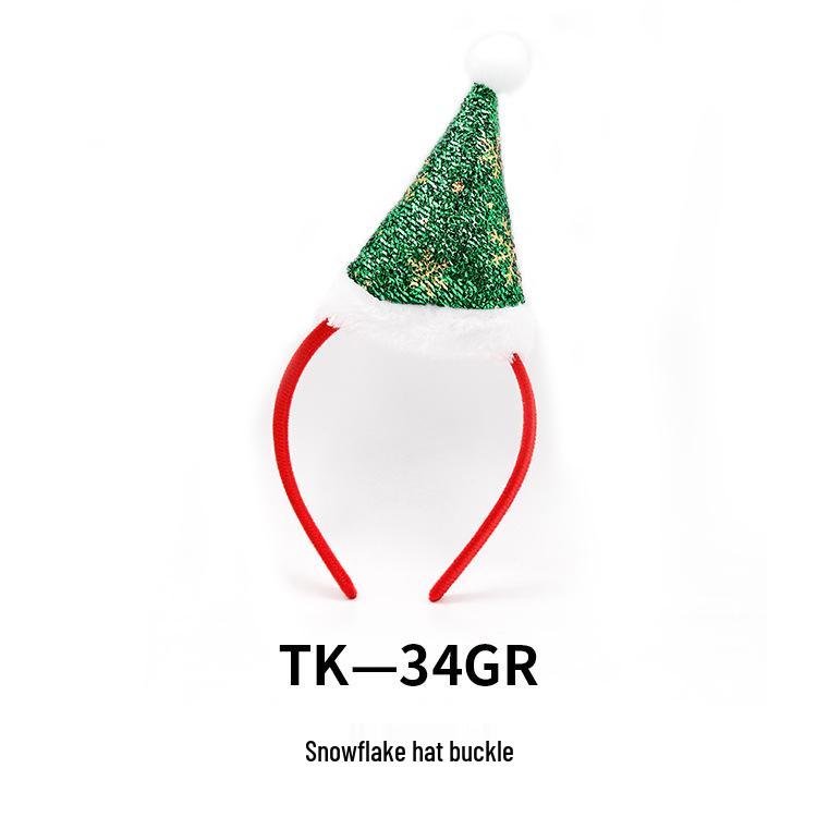 Stirnband für die Weihnachtsfeier: Geweih- & Schneemann-Design für Erwachsene und Kinder