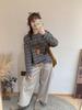 2026 Spring/Summer Women's High Waist Japanese Cropped Straight-Leg Balloon Pants