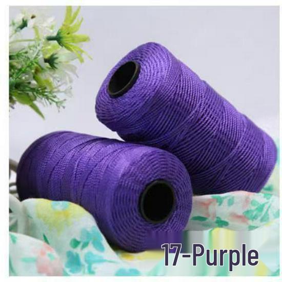 Ice Silk Three-Strand Yarn for Crochet Bags, Hats, Seat Cushions, Bottle Sleeves, and Slippers