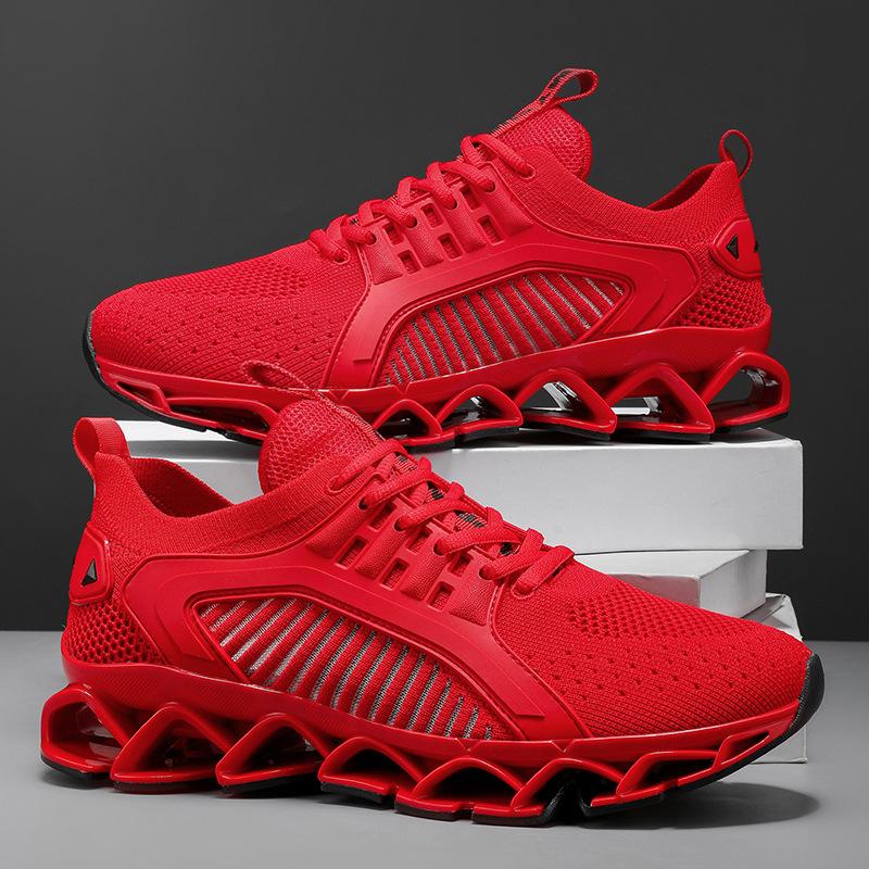 Year Blade Large Size Men's Casual Sneakers Sports Walking Shoes Comfortable Lace-Up Sneakers All Seasons