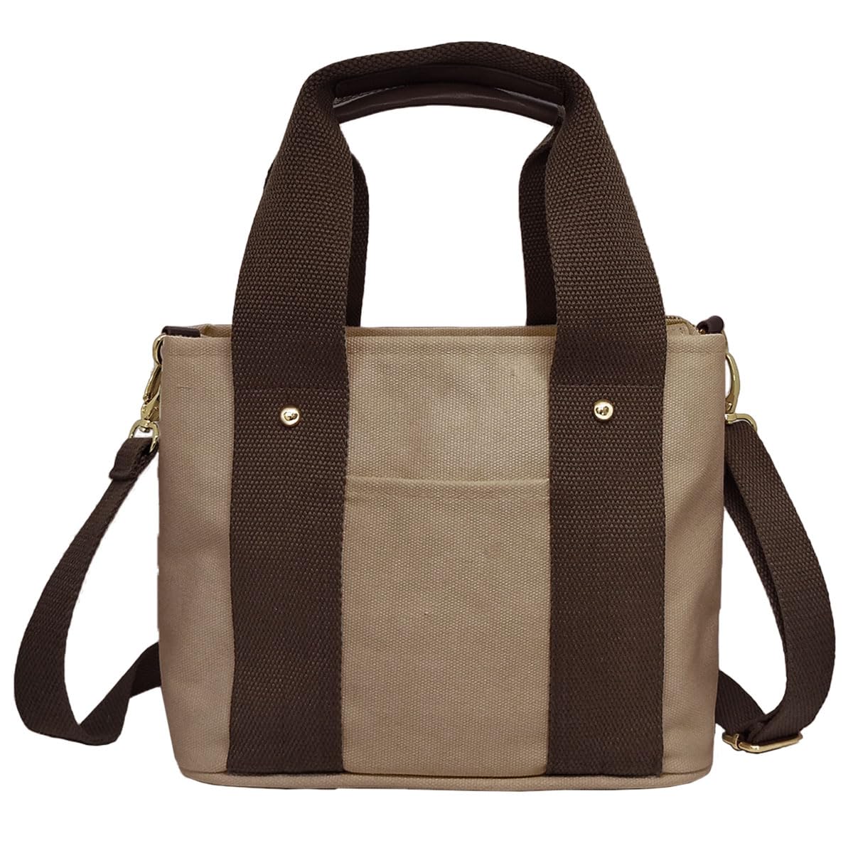 

Сумка тоут на плече велика міні тоут міні для ланчу проста х Коричнева [Жизель] сумка, сумка, жіноча, маленька, містка, легка, полотняна, з відділенням, однотонна, 2-стороння, сумка,