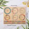 Practical Combo Beading Mat Bead Board for Jewelry Making Wood Beading Board for Bracelet and Necklace Beading Mats Tray