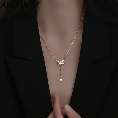 Wings Girl Kaelakee Naistele Pika tutiga Star Clavicle Chain Kaelakeed Peoehted