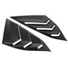 Rear Side Vent Quarter Window Louver Shutter Cover For 2018- Honda Accord Matte Black