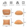 Breathable Car Neck Pillow Premium Suede Memory Foam Headrest For Citroen C5X e-C4 X e-C3 C4 C3 C5 Berlingo C-Elysee Keychain alb256