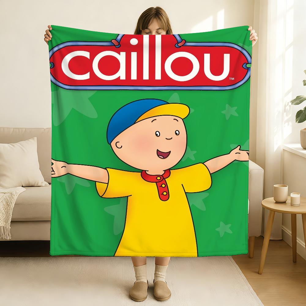 Cartoon Baby Friend C Caillou Blanket Soft and Skin Friendly For Couch Bed Napping Bedspread All Seasons Comforter