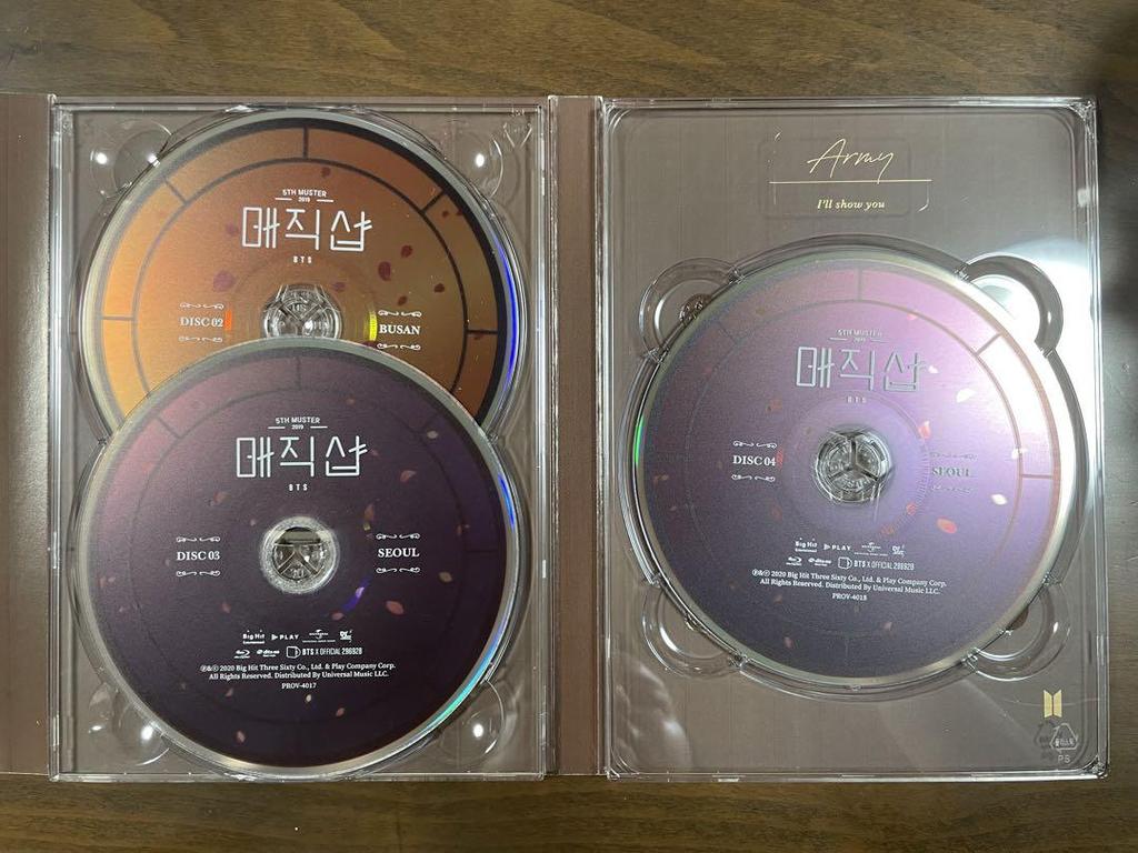 [USED] BTS MAGIC SHOP Busan and Seoul Concerts Blu-ray