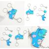 Animal Shape Stylish Keyrings Set Great for Anniversaries Valentines Birthdays