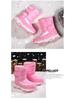Botas de Neve de Inverno para Crianças até Meio da Panturrilha - Peludas, Quentes e Casuais para Meninos e Meninas