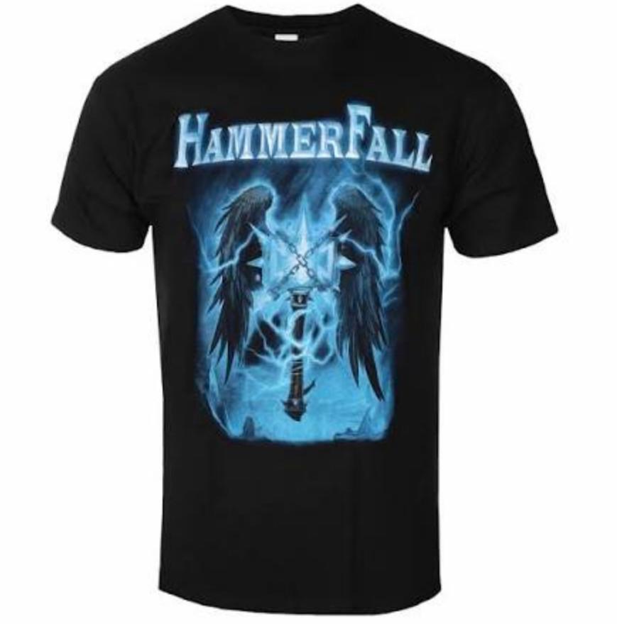 Hail To The King HAMMERFALL Band full size Cotton Black Unisex t-shirt SEG_969