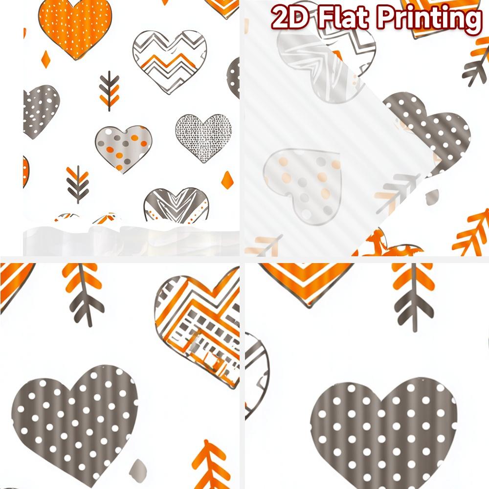 2 Stück, 2D-FLACHDRUCK Vorhänge (Ohne Stange) Mustergitter Weihnachtsfest Kreative Vorhänge Strapazierfähiger Polyesterstoff