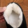Men's Winter Warm Non-Slip Cotton Shoes - Thick, Velvet-Lined for Outdoor and Elderly Use.