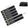 6Pcs Car Door Rubber Strip Sticker Anti Collision Protective For Chevrolet Corvette Montana TrailBlazer Silverado Traverse Cruze