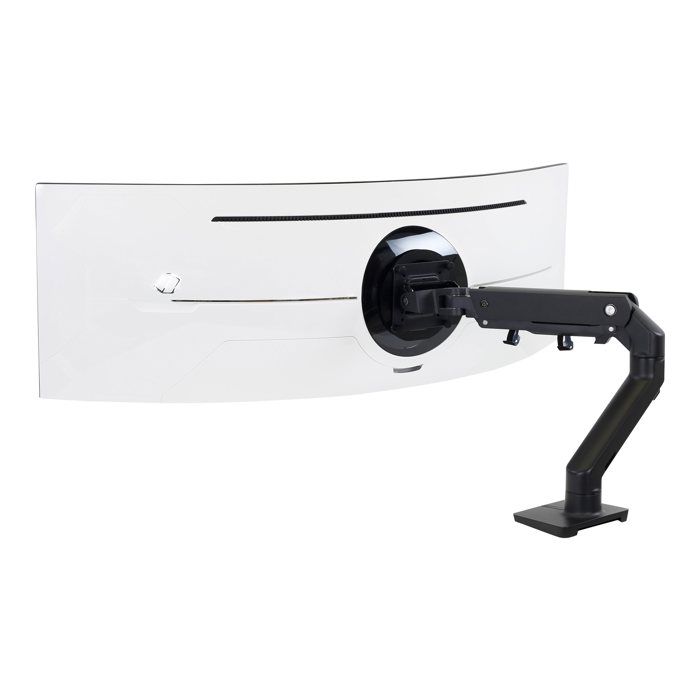 Ergotron HX Arm Desk Mount HD Simple Support De Table Pour Écran 38,1 Cm (15) - 124,5 Cm (49) Noir Rotatif, Réglable