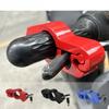 Universal Aluminum Alloy Motorcycle/Bicycle Handlebar Lock - Heavy Duty Anti-Theft for ATV/Dirt/Street Bikes, Tool-Free Install