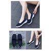 Herbstschuhe für Mütter mittleren Alters und ältere Mütter, Damen-Freizeitschuhe aus gewebtem Mesh-Stoff, Atmungsaktive Sportschuhe, Einschlupfschuhe für ältere Menschen