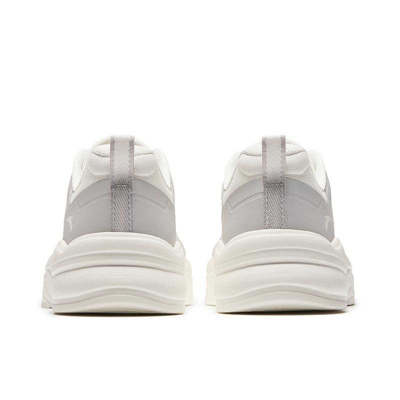 Anta Gel Bounce V12026 Summer Board Shoes Men Shoes Cloud-Gray Ivory-White 912628003-2