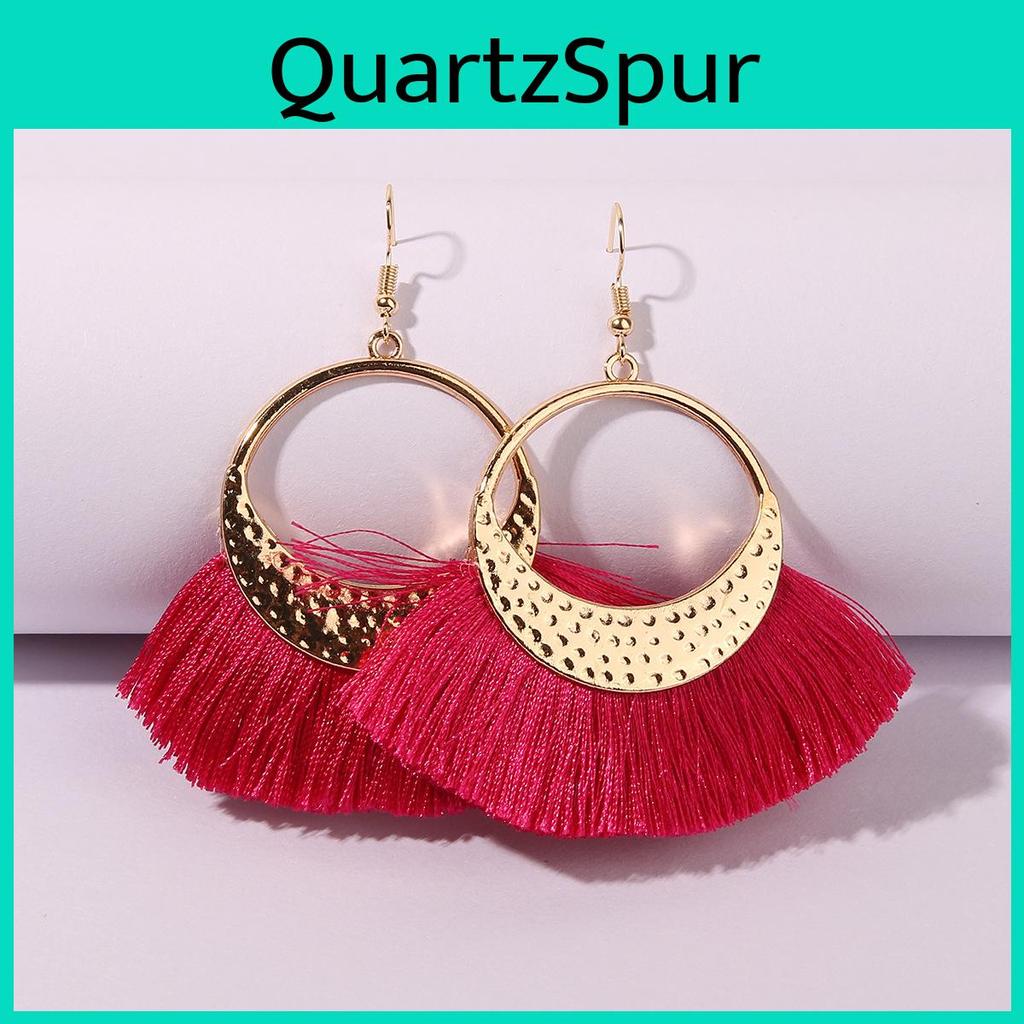 Ethnic Boho Tassel Earrings Long Statement Jewelry For Women