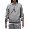 Jordan Fleece Lined Hooded Drawstring Knitted Fabric Long Sleeved Sweatshirt Men's Carbon Gray FD7546-091