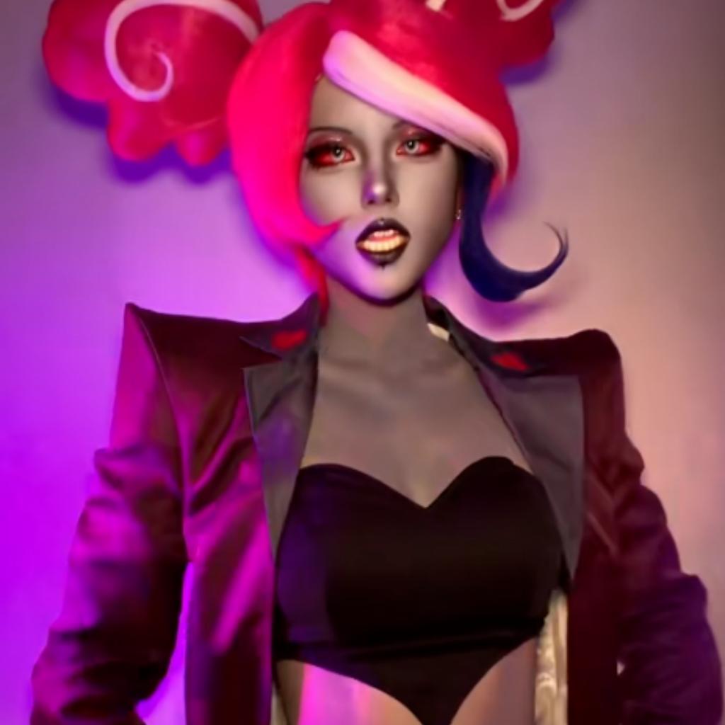 Costume de Cosplay Velours Saison 2 Hazbin Hotel, Tenue de Performance Style Drame Américain Démon 3V