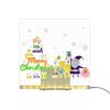 Acrylic Night Light Whiteboard: USB Holiday Decorative Children's Drawing Display