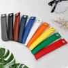 Solid Color Pencil Bag Retro Pencil Case Pen Bag Pen Case PU Leather Pencil Organisers Pencil Pouch for Ballpoint Pen