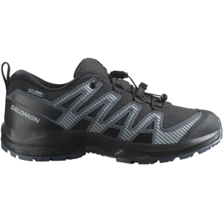 Salomon XA Pro 3D V8 Comfortable Soft Non-Slip Durable Low-Top Kids Running Shoes Kids running shoes Black 477293