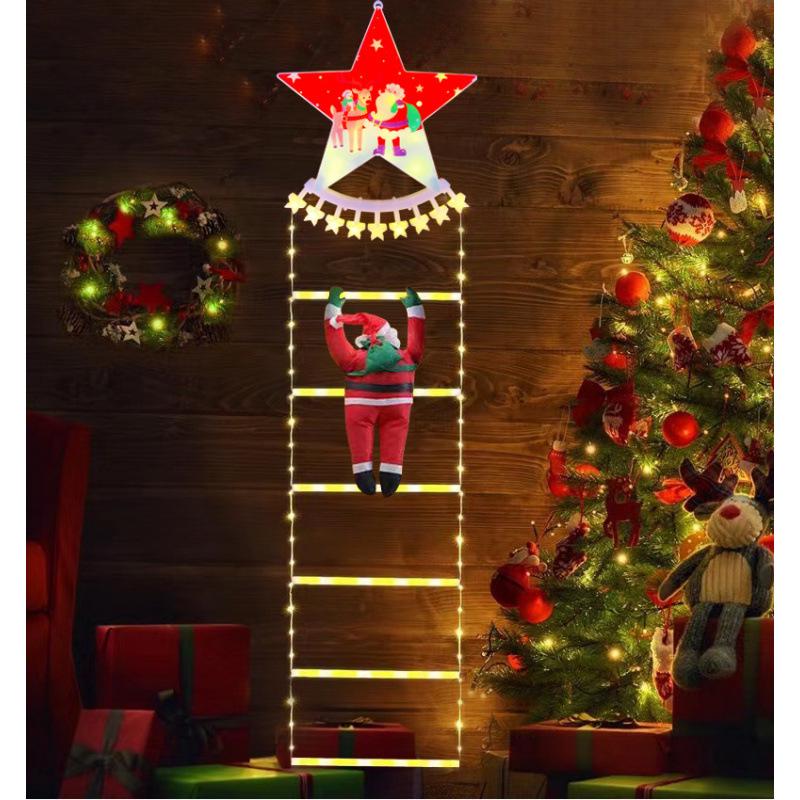 Santa Claus Climbing LED Stair Lights