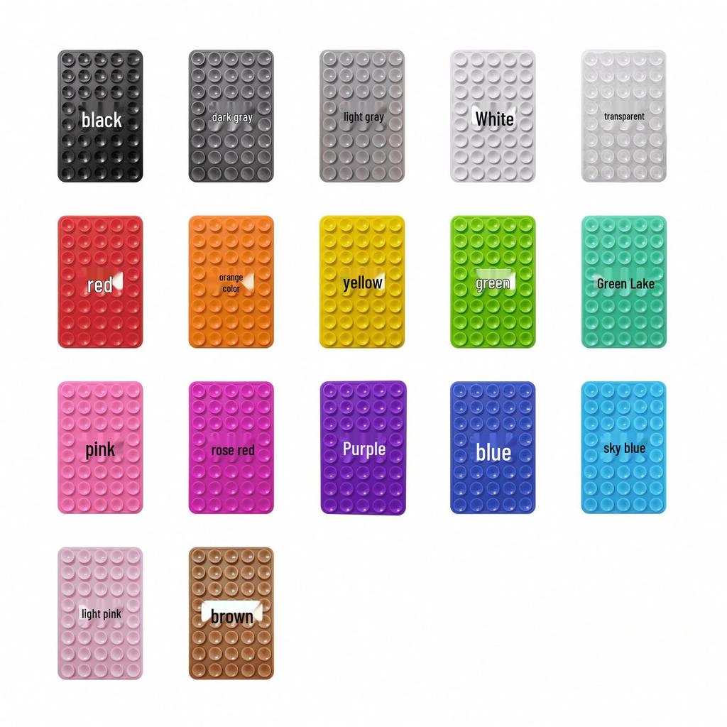 Silikonowy Dwustronny Uchwyt na Telefon z Przyssawką - 40 i 80 Szt.