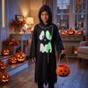 Children's Halloween Costume Set - in the Dark Cloak with Pumpkin Bag