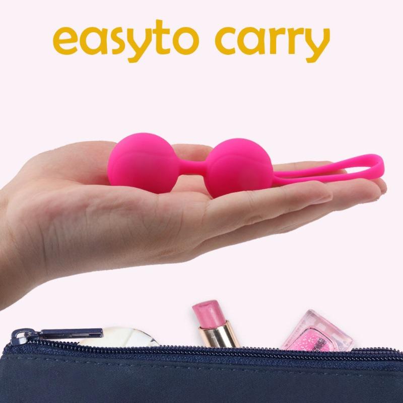 Silicone Smart Love Kegel Ball for Vaginal Tight Exercise Machine Vibrating Ben Wa Ball of Sex Toys for Women Dumbbell Ball