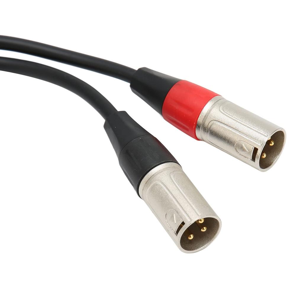 Acogedor to XLR Balanced Dual XLR Male to Female XLR Y 3.5mm Cable, 3.5mm 1/8-inch 3-pin