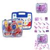 Premium Kids Medical Toy Role Hard Case 15pcs Set Features Realistic Sound And Light Effects