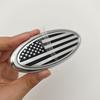 XXUI3 3D ABS Car Rear Trunk Front Grille American Flag Stickers for Ford Emblem Logo Hood Badge F150 F250 Explorer EcoSport EDGE