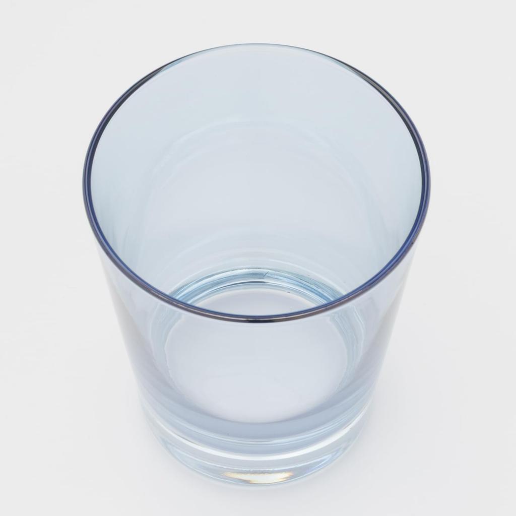 Otsuka Glass "Pinsale" Rocks Glass, Old, Large, Approx. 260ml, Blue, Made In Japan, 6740-723-4-1P