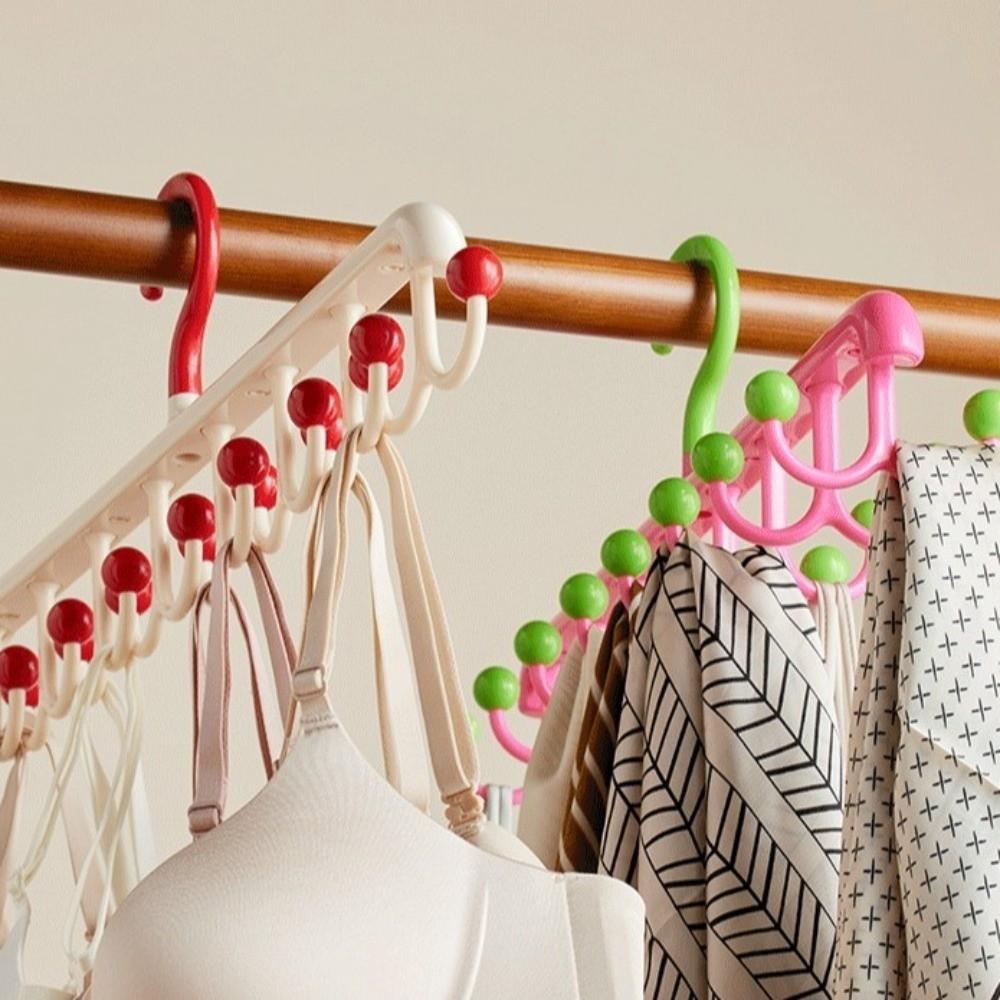 Multifunctional Clothes Drying Rack Dopamine Laundry Organizer Rack  Portable Storage