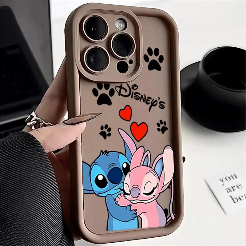 Stitch Angel Love Heart Phone Case For Infinix GT 30 20 10 Pro Tecno Camon 40 30 20 Pro Spark 20 10 Pro 30C 20C Pova 6 7 Cover