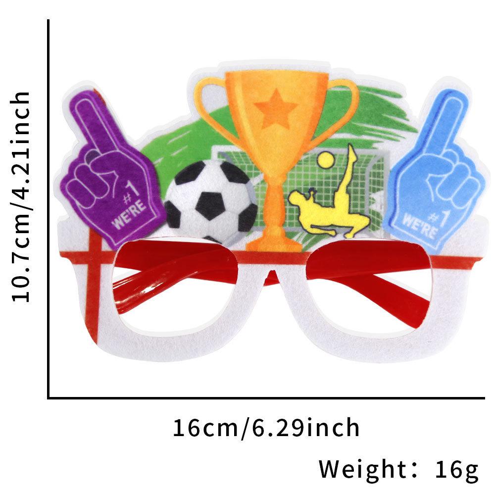 Football glasses, football league, bar clubs, party decorations, props, World Cup fan supplies